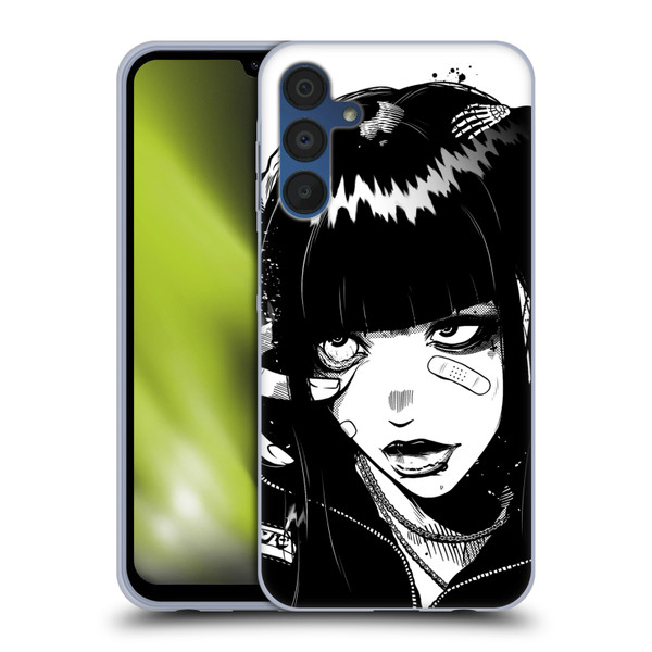Zombie Makeout Club Art See Thru You Soft Gel Case for Samsung Galaxy A15