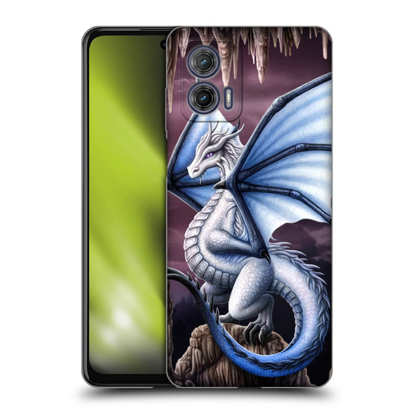 Sarah Richter Fantasy Creatures Blue Dragon Soft Gel Case for Motorola Moto G73 5G