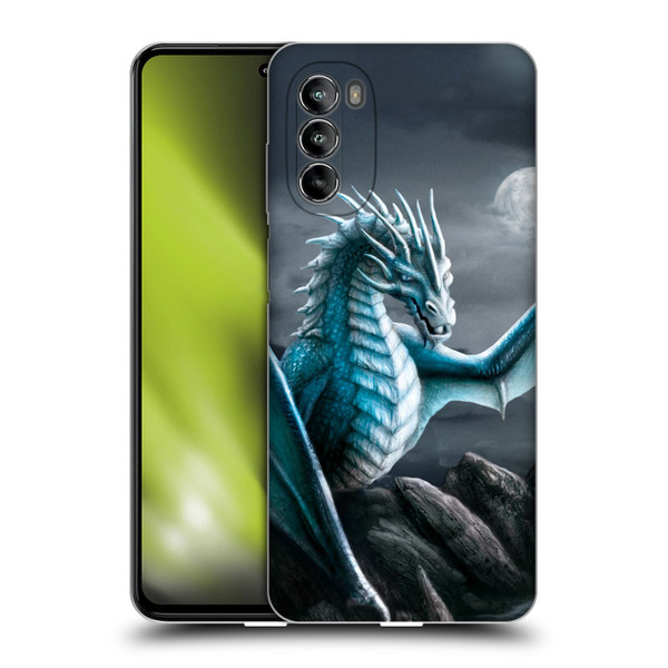 Sarah Richter Fantasy Creatures Blue Water Dragon Soft Gel Case for Motorola Moto G82 5G