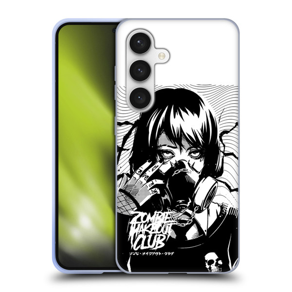 Zombie Makeout Club Art Facepiece Soft Gel Case for Samsung Galaxy S24 5G
