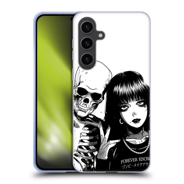 Zombie Makeout Club Art Forever Knows Best Soft Gel Case for Samsung Galaxy S24+ 5G