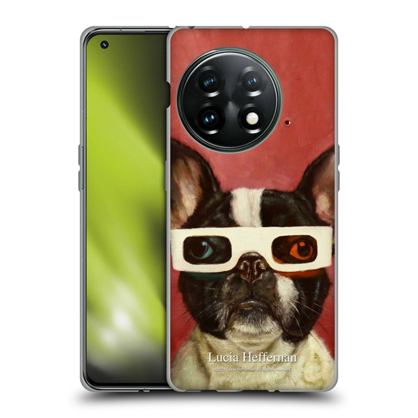 Lucia Heffernan Art 3D Dog Soft Gel Case for OnePlus 11 5G