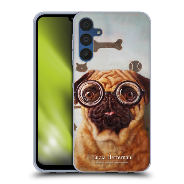 Lucia Heffernan Art Canine Eye Exam Soft Gel Case for Samsung Galaxy A15