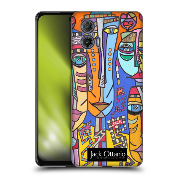 Jack Ottanio Art Naylari Twins Soft Gel Case for Motorola Moto G73 5G