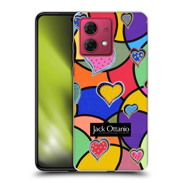 Jack Ottanio Art Hearts Of Diamonds Soft Gel Case for Motorola Moto G84 5G