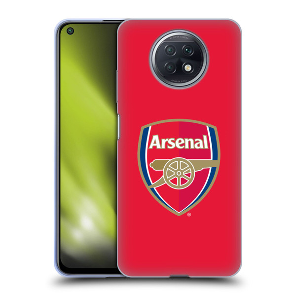 Arsenal FC Crest 2 Full Colour Red Soft Gel Case for Xiaomi Redmi Note 9T 5G