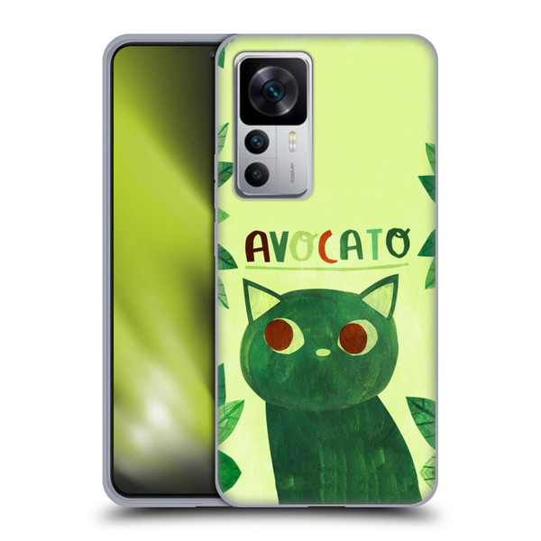 Planet Cat Puns Avocato Soft Gel Case for Xiaomi 12T 5G / 12T Pro 5G / Redmi K50 Ultra 5G