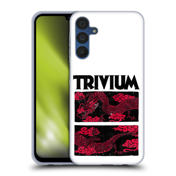 Trivium Graphics Double Dragons Soft Gel Case for Samsung Galaxy A15