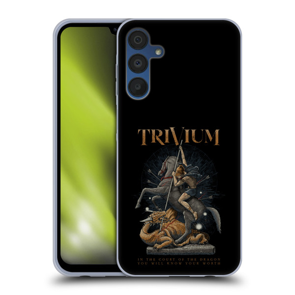 Trivium Graphics Dragon Slayer Soft Gel Case for Samsung Galaxy A15