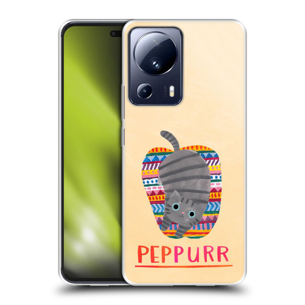 Planet Cat Puns Peppur Soft Gel Case for Xiaomi 13 Lite 5G
