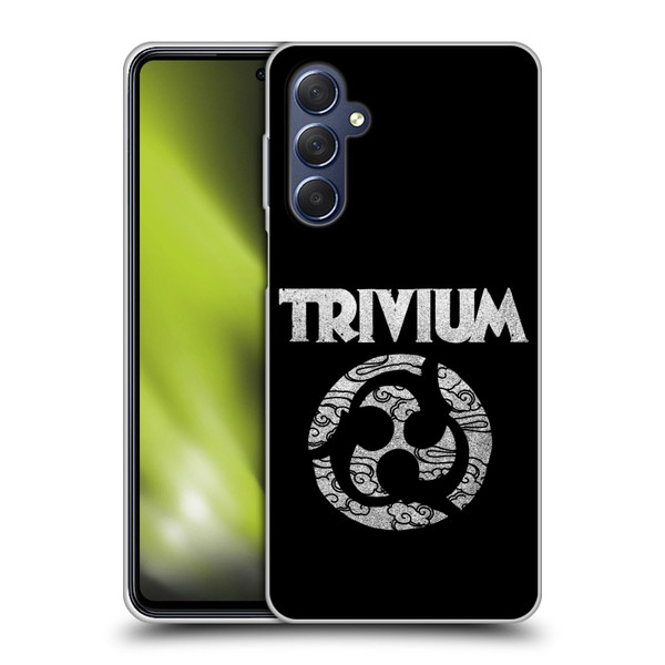 Trivium Graphics Swirl Logo Soft Gel Case for Samsung Galaxy M54 5G