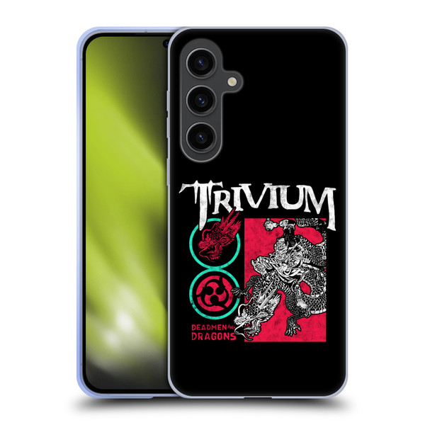 Trivium Graphics Deadmen And Dragons Date Soft Gel Case for Samsung Galaxy S24+ 5G