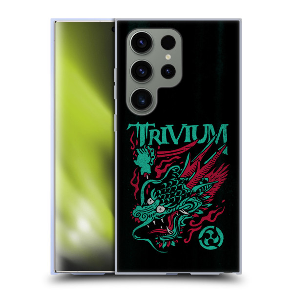 Trivium Graphics Screaming Dragon Soft Gel Case for Samsung Galaxy S24 Ultra 5G