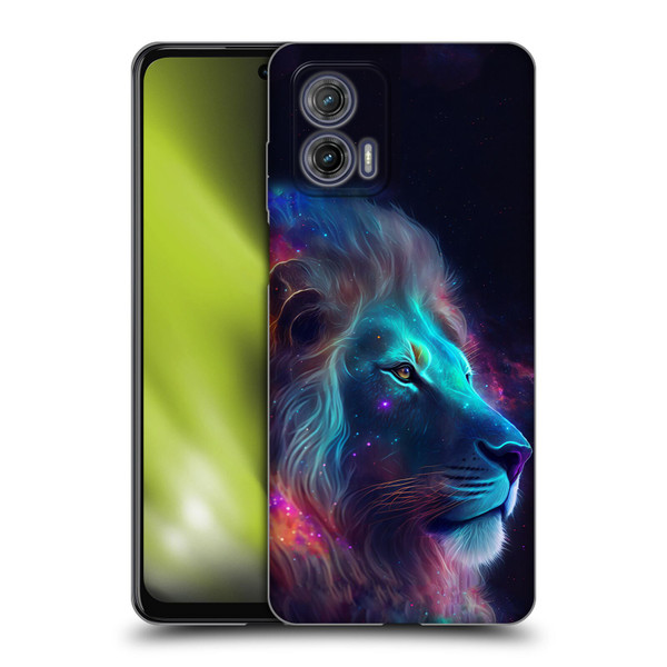 Wumples Cosmic Animals Lion Soft Gel Case for Motorola Moto G73 5G