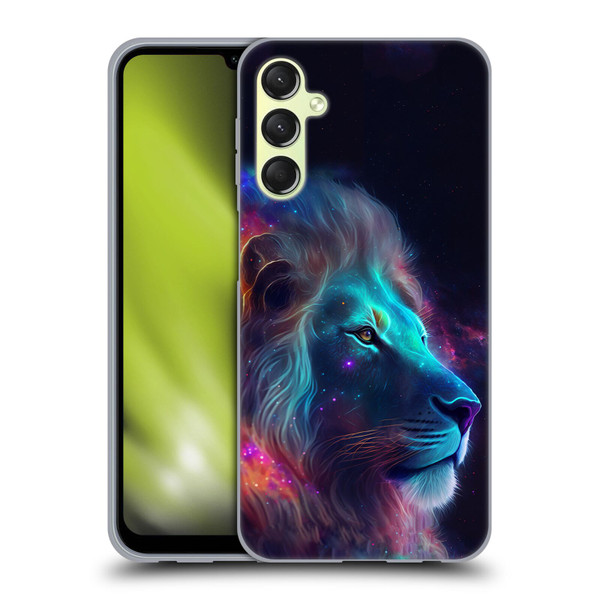 Wumples Cosmic Animals Lion Soft Gel Case for Samsung Galaxy A24 4G / Galaxy M34 5G