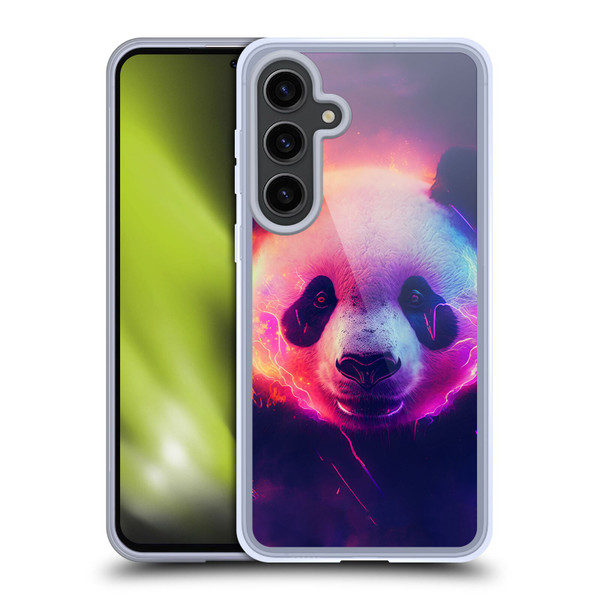 Wumples Cosmic Animals Panda Soft Gel Case for Samsung Galaxy S24+ 5G