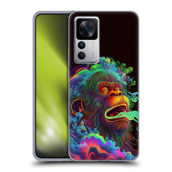 Wumples Cosmic Animals Clouded Monkey Soft Gel Case for Xiaomi 12T 5G / 12T Pro 5G / Redmi K50 Ultra 5G