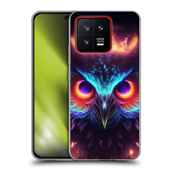 Wumples Cosmic Animals Owl Soft Gel Case for Xiaomi 13 5G