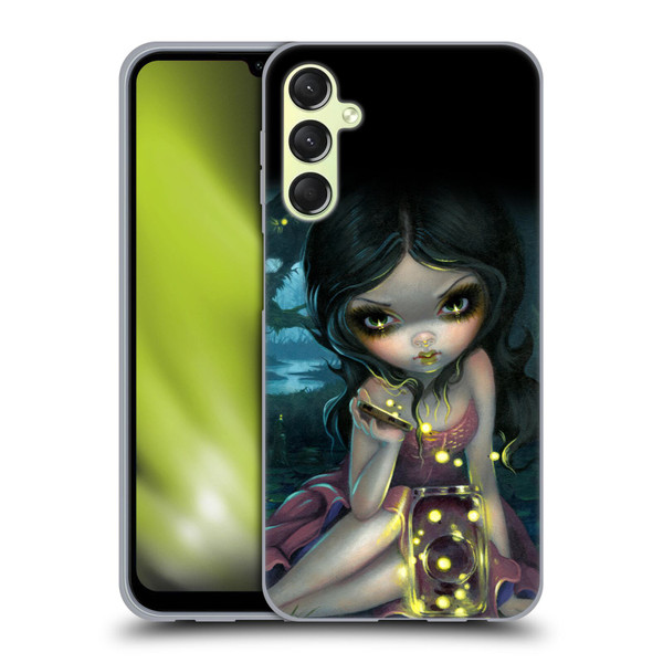 Strangeling Art Fireflies in Summer Soft Gel Case for Samsung Galaxy A24 4G / Galaxy M34 5G