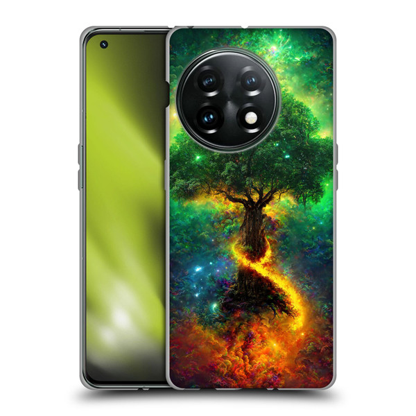 Wumples Cosmic Universe Yggdrasil, Norse Tree Of Life Soft Gel Case for OnePlus 11 5G