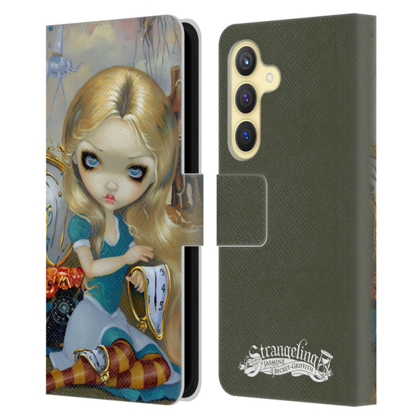 Strangeling Art Surrealist Dream Leather Book Wallet Case Cover For Samsung Galaxy S24 5G