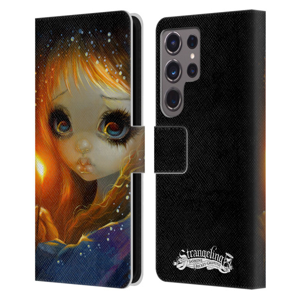Strangeling Art The Little Match Girl Leather Book Wallet Case Cover For Samsung Galaxy S24 Ultra 5G