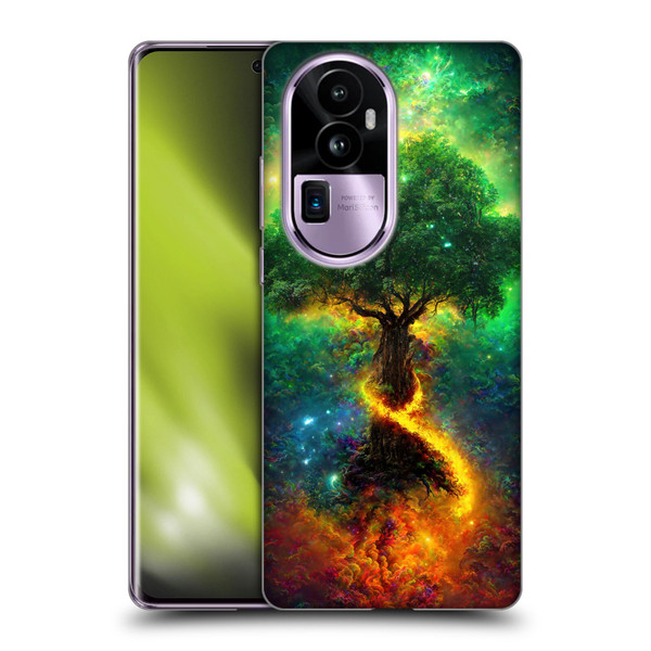 Wumples Cosmic Universe Yggdrasil, Norse Tree Of Life Soft Gel Case for OPPO Reno10 Pro+