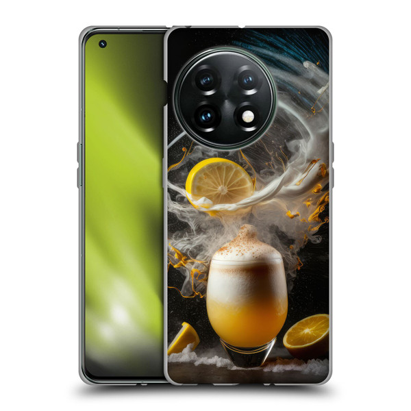 Spacescapes Cocktails Explosive Elixir, Whisky Sour Soft Gel Case for OnePlus 11 5G