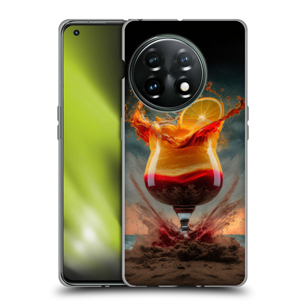 Spacescapes Cocktails Summer On The Beach Soft Gel Case for OnePlus 11 5G