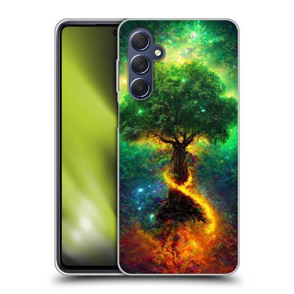 Wumples Cosmic Universe Yggdrasil, Norse Tree Of Life Soft Gel Case for Samsung Galaxy M54 5G