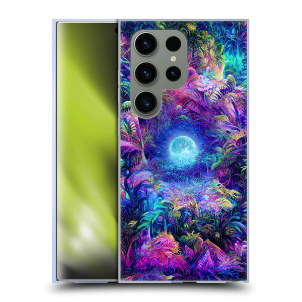 Wumples Cosmic Universe Jungle Moonrise Soft Gel Case for Samsung Galaxy S24 Ultra 5G