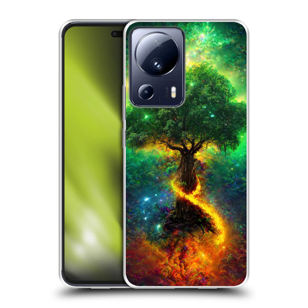 Wumples Cosmic Universe Yggdrasil, Norse Tree Of Life Soft Gel Case for Xiaomi 13 Lite 5G