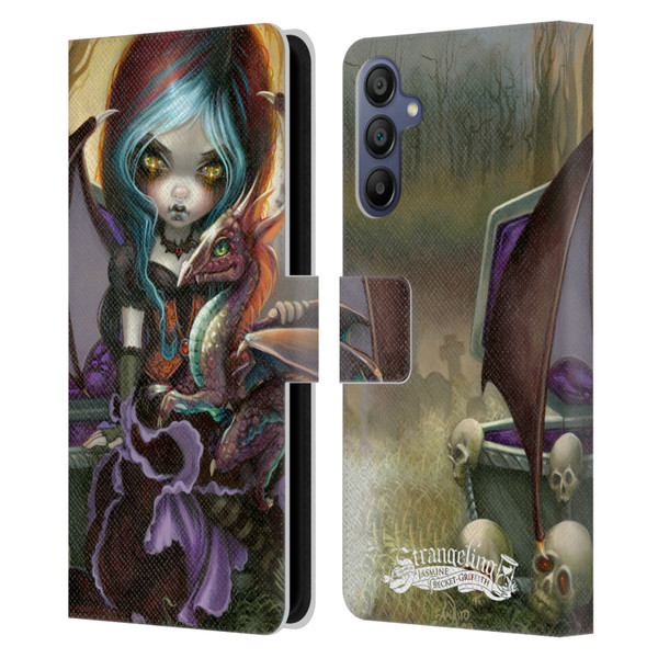 Strangeling Dragon Vampire Fairy Leather Book Wallet Case Cover For Samsung Galaxy A15