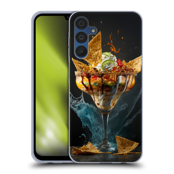 Spacescapes Cocktails Nacho Martini Soft Gel Case for Samsung Galaxy A15