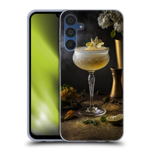 Spacescapes Cocktails Summertime, Margarita Soft Gel Case for Samsung Galaxy A15