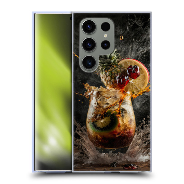 Spacescapes Cocktails Exploding Mai Tai Soft Gel Case for Samsung Galaxy S24 Ultra 5G