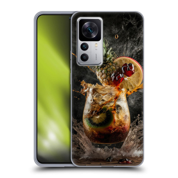 Spacescapes Cocktails Exploding Mai Tai Soft Gel Case for Xiaomi 12T 5G / 12T Pro 5G / Redmi K50 Ultra 5G