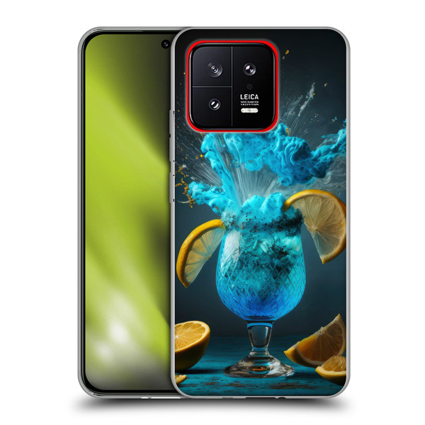 Spacescapes Cocktails Blue Lagoon Explosion Soft Gel Case for Xiaomi 13 5G