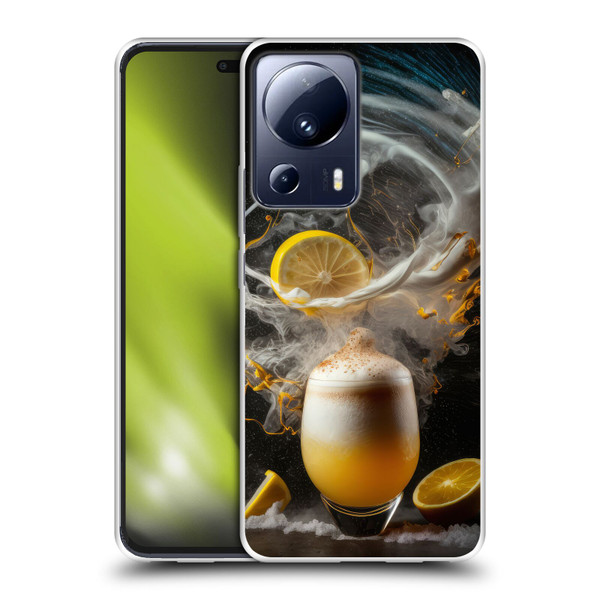 Spacescapes Cocktails Explosive Elixir, Whisky Sour Soft Gel Case for Xiaomi 13 Lite 5G