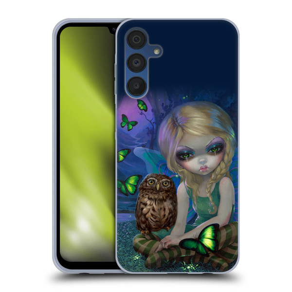 Strangeling Fairy Art Summer with Owl Soft Gel Case for Samsung Galaxy A15