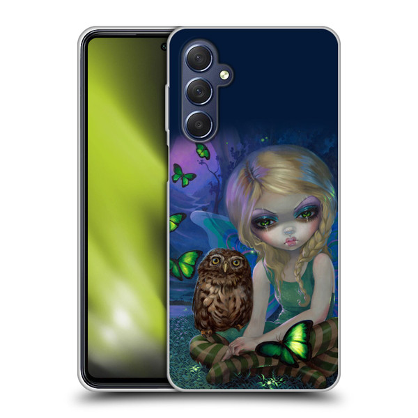 Strangeling Fairy Art Summer with Owl Soft Gel Case for Samsung Galaxy M54 5G