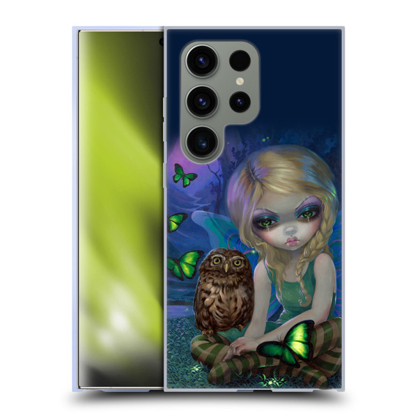 Strangeling Fairy Art Summer with Owl Soft Gel Case for Samsung Galaxy S24 Ultra 5G