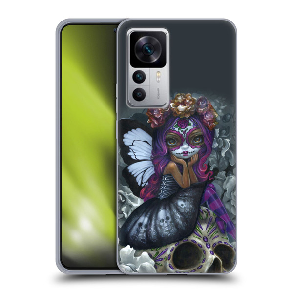 Strangeling Fairy Art Day of Dead Skull Soft Gel Case for Xiaomi 12T 5G / 12T Pro 5G / Redmi K50 Ultra 5G