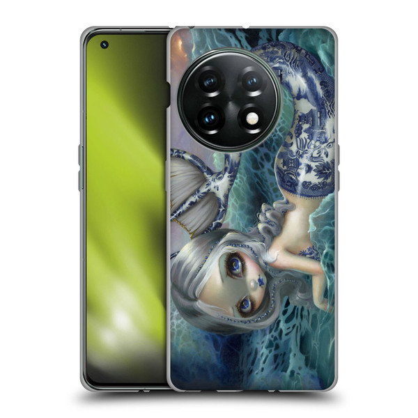 Strangeling Mermaid Blue Willow Tail Soft Gel Case for OnePlus 11 5G