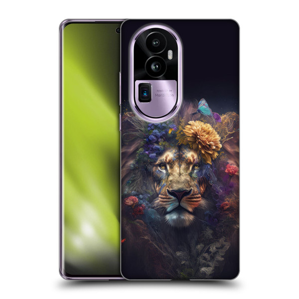 Spacescapes Floral Lions Flowering Pride Soft Gel Case for OPPO Reno10 Pro+