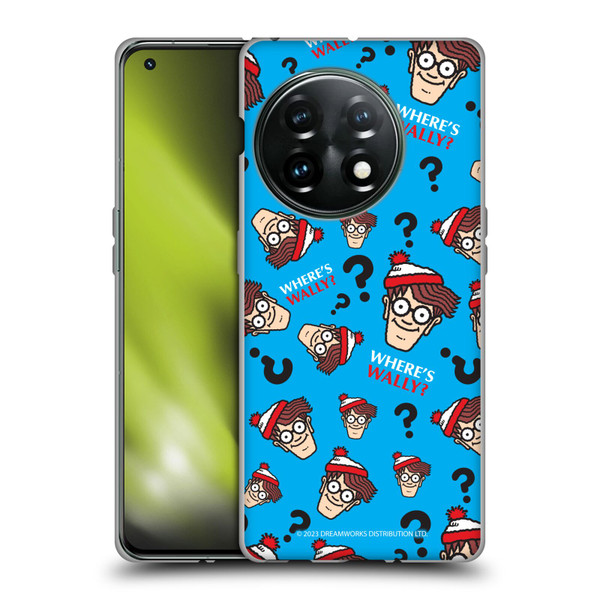 Where's Wally? Graphics Head Pattern Soft Gel Case for OnePlus 11 5G