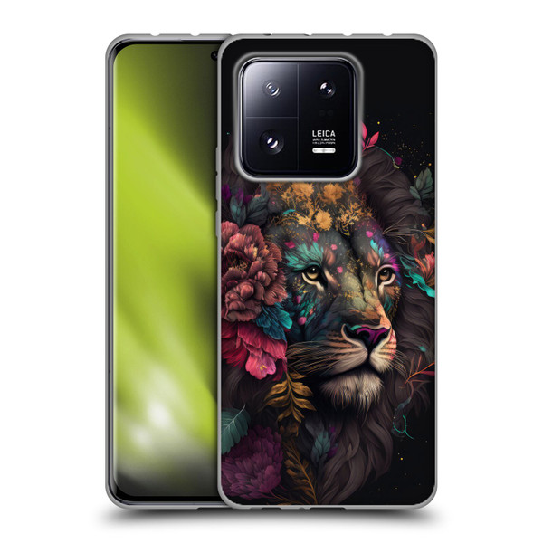 Spacescapes Floral Lions Ethereal Petals Soft Gel Case for Xiaomi 13 Pro 5G