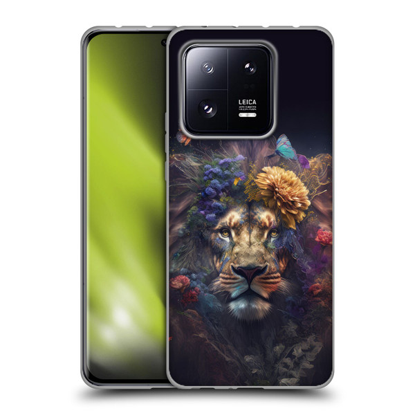 Spacescapes Floral Lions Flowering Pride Soft Gel Case for Xiaomi 13 Pro 5G