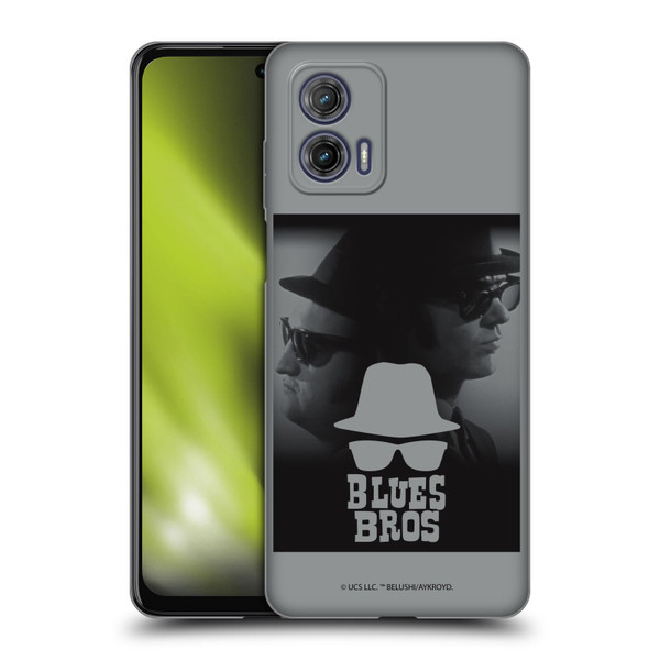 The Blues Brothers Graphics Jake And Elwood Soft Gel Case for Motorola Moto G73 5G