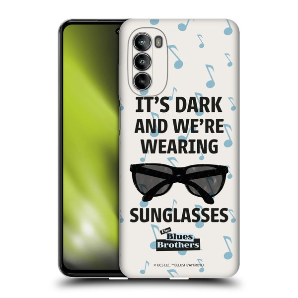 The Blues Brothers Graphics Sunglasses Soft Gel Case for Motorola Moto G82 5G